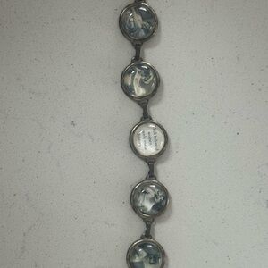 “Well Behaved Women Rarely Make History” Vintage Style Black and White Bracelet